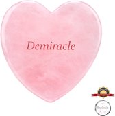 Demiracle® Love Gua Sha Schraper – 100% echte Rose Quartz – Massagehulpmiddel – Gezichtsmassage – Massage – Ontspanning – Kwaliteit