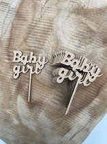 Cupcake topper Baby Girl