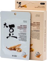 Mitomo Soy Bean Gezichtsmasker - Gezichtsmasker Verzorging - Face Mask Beauty - Face Mask Japans - Gezichtsverzorging Dames - Japanse Gezichtsmaskers - Skincare Ritual Sheet Mask - 1 x 25g