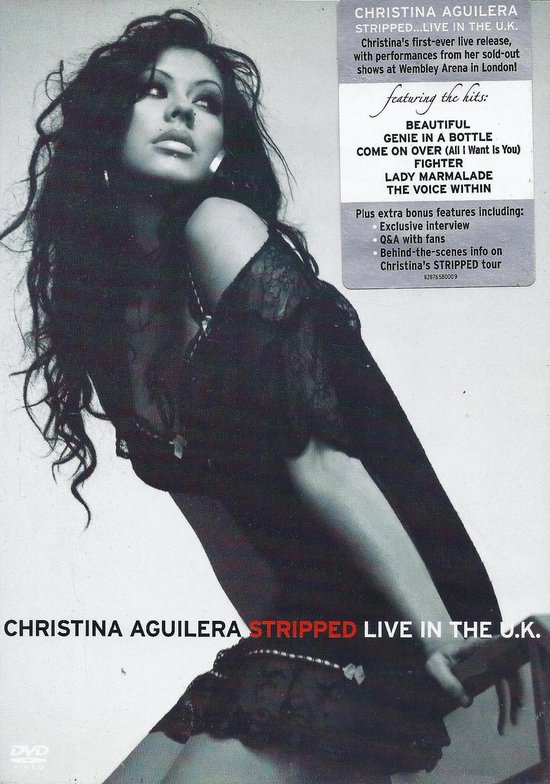 Cover van de film 'Christina Aguilera - Stripped: Live In The UK'