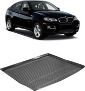 Kofferbakmat - kofferbakschaal op maat voor BMW X6 E71 - E72 - (2007 t/m 2014) - hoogwaardig kunststof - waterbestendig - gemakkelijk te reinigen en afspoelbaar