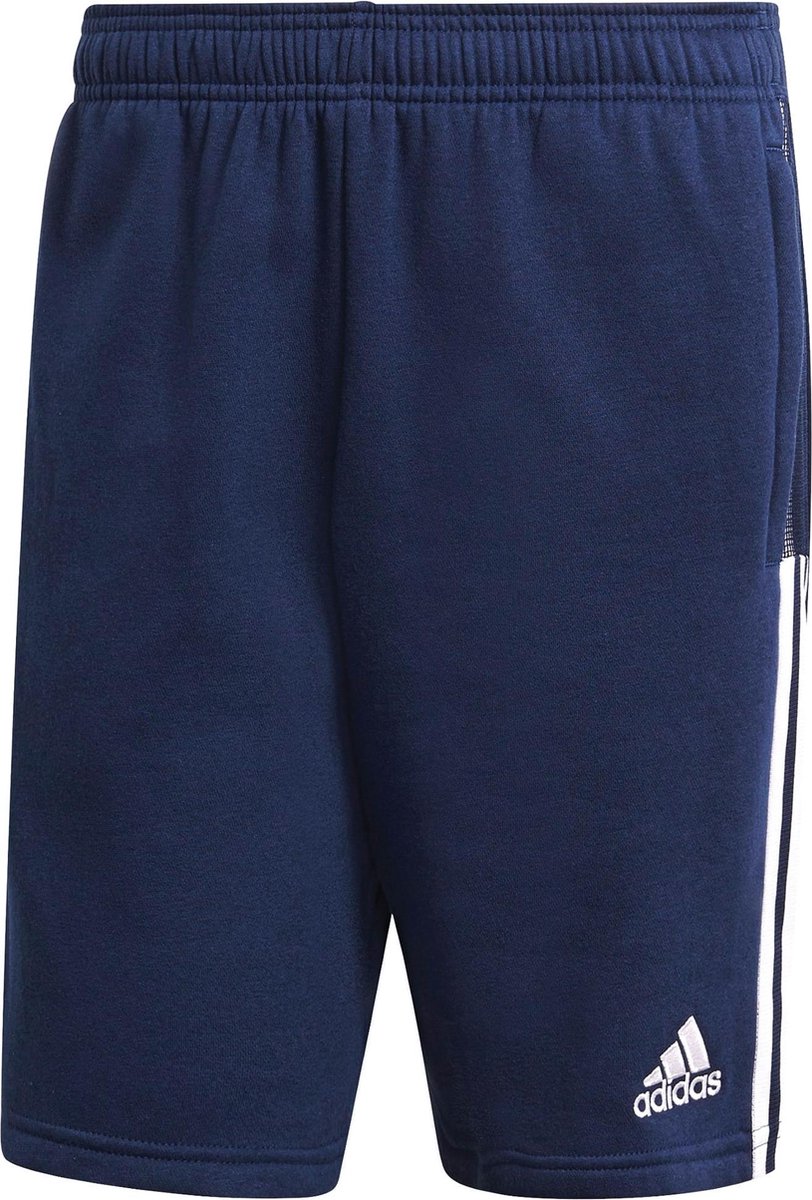 adidas Tiro 21  Sportbroek - Maat S  - Mannen - Donkerblauw/Wit