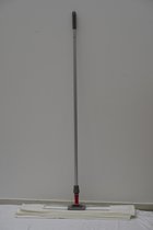 4x microvezel mop 80cm met steel en houder
