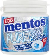 Mentos - Gum - Pure Fresh - Strong Peppermint - Bottle - 6 x 30 stuks