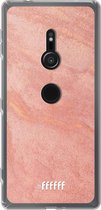 6F hoesje - geschikt voor Sony Xperia XZ2 -  Transparant TPU Case - Sandy Pink #ffffff
