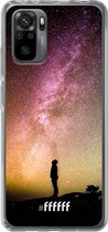 6F hoesje - geschikt voor Xiaomi Redmi Note 10 Pro -  Transparant TPU Case - Watching the Stars #ffffff