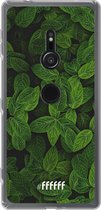 6F hoesje - geschikt voor Sony Xperia XZ2 -  Transparant TPU Case - Jungle Greens #ffffff