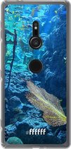 6F hoesje - geschikt voor Sony Xperia XZ2 -  Transparant TPU Case - Coral Reef #ffffff