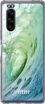 Sony Xperia 5 II Hoesje Transparant TPU Case - It's a Wave #ffffff