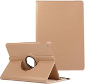 Phreeze Draaibare Tablethoes - Geschikt voor iPad 8 2020 Hoesje - 10.2 Inch - 360 Graden Draaibare Hoes Cover - Draaibare Standaard - Goud