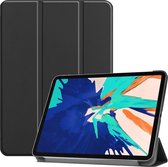 Apple iPad Pro 12.9 (2020) Hoes - Mobigear - Tri-Fold Serie - Kunstlederen Bookcase - Zwart - Hoes Geschikt Voor Apple iPad Pro 12.9 (2020)