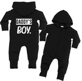 Livingstickers onesie jongen-boy-zwart-wit-Maat 86