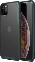 Apple iPhone 11 Pro Max Hoesje - Mobigear - Shockproof Serie - Hard Kunststof Backcover - Groen - Hoesje Geschikt Voor Apple iPhone 11 Pro Max