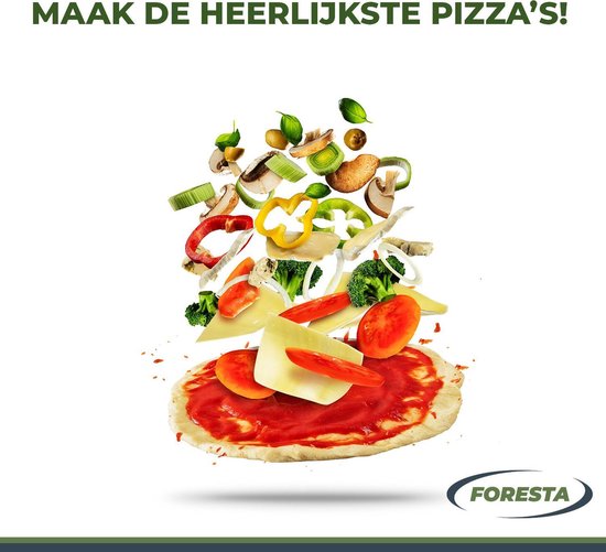 Foresta Pizzaoven 6 personen - Met mini pizza oven recepten - Pizzasteen — afbeelding 3