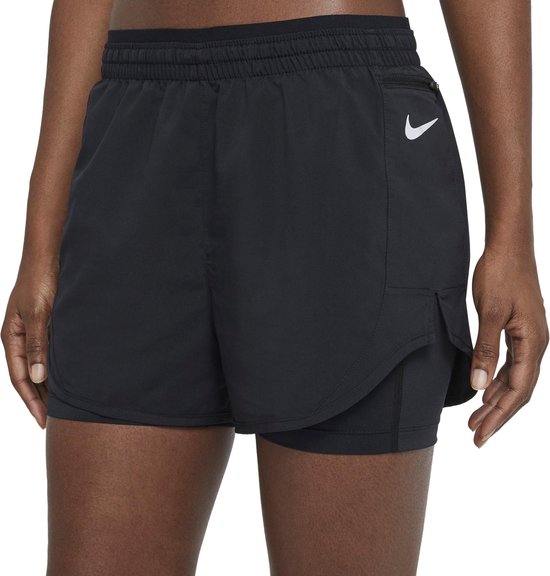 Nike Tempo Luxe short Sportbroek - Vrouwen - Zwart