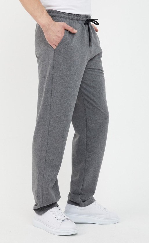 Comeor Pantalon de jogging homme - gris foncé - L- pantalon d'entraînement homme - Pantalon de sport long Lange