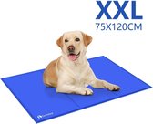 Rexa® Koelmat voor hond - Koelmat voor uw huisdier 75x120cm - Afkoeling in de zomerhitte - Voor in de auto, tuin of woonkamer - Zelf koelend