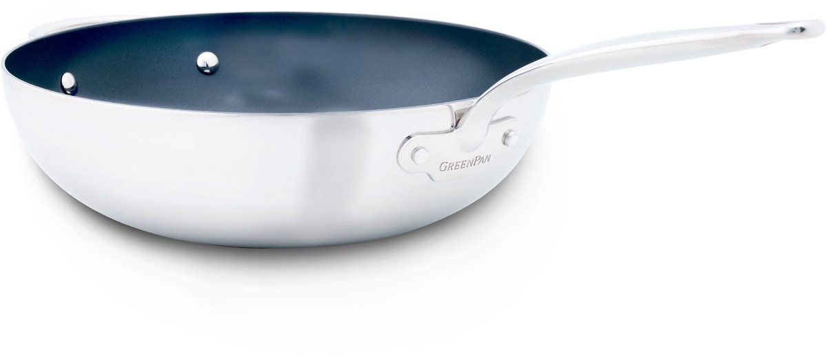 Greenpan Barcelona Evershine 3-Ply wok 30cm