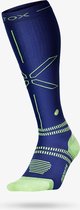 STOX Sport for men - Energy Socks Compressiekousen donkerblauw/geel  -  M1 (schoenmaat 40-44)