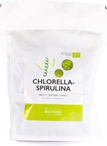 Big Food Chlorella spirulina met cgf - 1000 tabletten – 500 gram