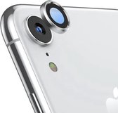 Achtercamera lens beschermer voor iPhone XR - gehard glas - zilver