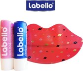 Labello Lippenbalsem Kisses Giftbox - Inclusief Aluminium Lip Opbergbox