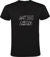 Wat een ellende Heren t-shirt | Zwart