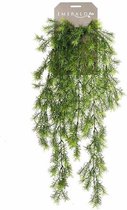 Kunsthangplant Asparagus Sprengeri - Namaak Hangplant Asparagus - Decoratieve Groene Nep Hanger Asparagus Sprengeri 80 cm