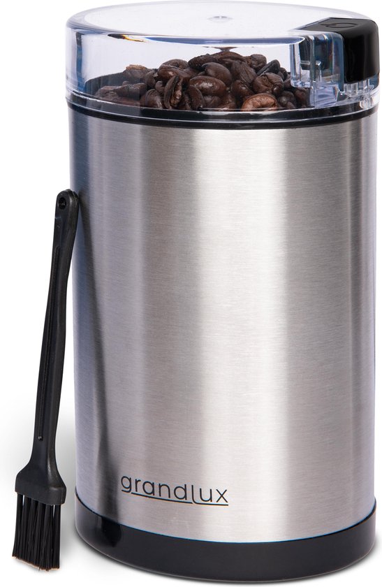 Grandlux Koffiemolen Electrisch RVS - 2 Mesbladen - Coffee Grinder - Koffiemaler - Krachtige motor Grandlux Koffiemolen Electrisch RVS - 2 Mesbladen - Coffee Grinder - Koffiemaler - Krachtige motor