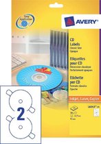 Avery L6043-100 étiquette à imprimer Transparent CD