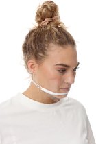 Transparant Mondkapje - Hygiënisch mondmasker - Gelaatmasker - Face shield - Herbruikbaar