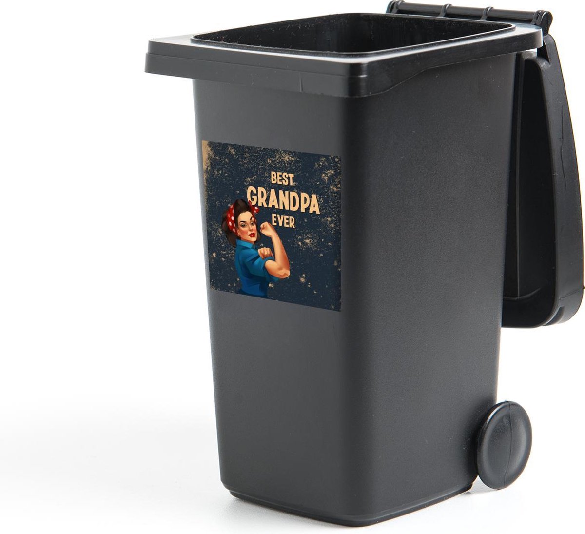 Container sticker Best grandpa ever - Opa - Spreuken - Quotes - 40x40 cm - Kliko sticker