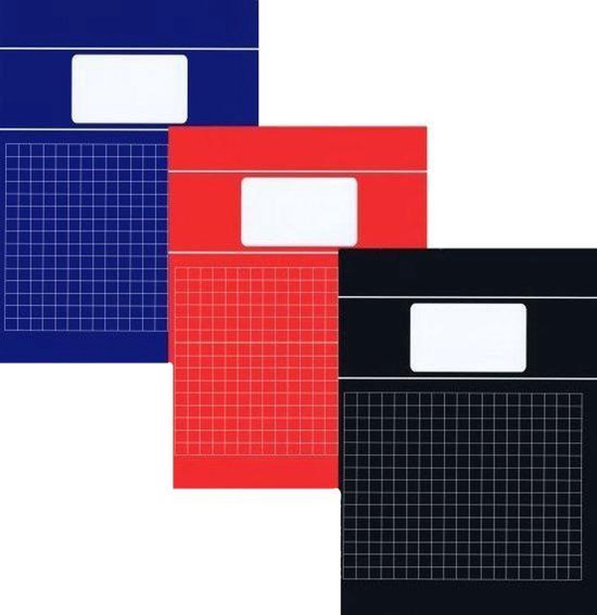 Basic Schriften Ruit 10 mm A4 - Assorti - 5 stuks