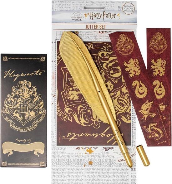 Harry Potter - Set de bloc-notes de Poudlard - Cahier + Stylo