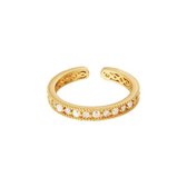 Yehwang Ring Zirkonia Stenen Goud One Size 0252314-185