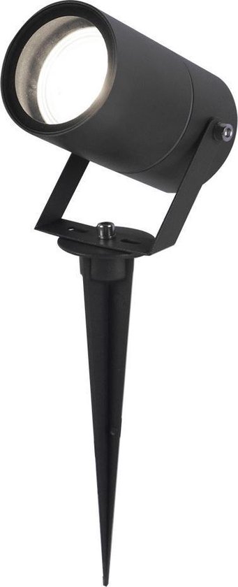 HOFTRONIC™ Spikey LED Prikspot 5 Watt 400lm 6000K Zwart IP65 waterdicht - Tuin spots, spots bodem buiten