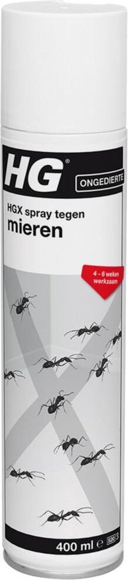 HGX spray tegen mieren - 12912N - 400ml - effectief tegen mieren - vlekvrij -...
