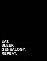 Eat Sleep Genealogy Repeat: Isometric Graph Paper Notebook