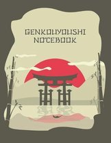 Genkouyoushi Notebook: Kanji Practice Paper with Cornell Notes