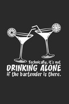 Bartender Drinking Alone
