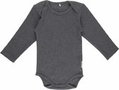 Little Dutch Romper Lange Mouwen - Blauw/Grijs Melange