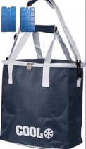 Koeltas - Cooler bag - 18 liter strand cool. incl. 2 koelelementen.