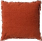 Dutch Decor BURTO - Coussin décoratif 45x45 cm - Potters Clay - Orange
