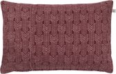 CHIEL - Kussenhoes bordeaux 40x60 cm - rood