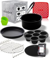 Culi-N-Air Accessoires voor heteluchtfriteuse - Inclusief Cakeblik, Muffinvorm en Spiesenrek