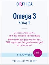 Orthica Omega 3 kauwgel (visolie) - 54 kauwgels