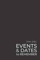 JAN-DEC Events & Dates to Remember