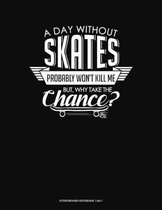 A Day Without Skates Probably Won't Kill Me. But Why Take The Chance.: Storyboard Notebook 1.85