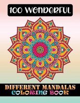 100 Wonderful Different Mandalas Coloring Book