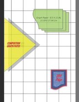 Graph Paper Notebook 8.5 x 11 IN, 21.59 x 27.94 cm